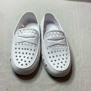 Floaters white boat shoes size 2
